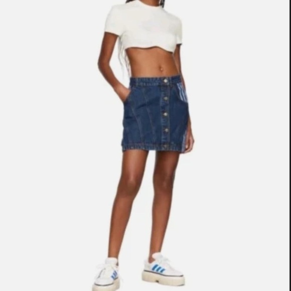 Adidas x Ivy Park Denim Women's Skirt - Women's size 1X - Picture 2 of 12